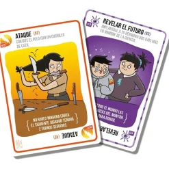 ASMODEE Juego de batalla Buena contra Mala - Cartas en Español ㅤ* Friki Zone