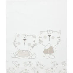 Prenatal Juego de cama de 3 piezas con estampado de animalitos