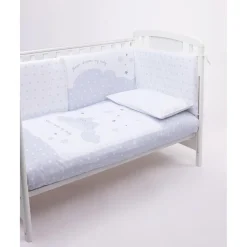 Prenatal Juego de Cuna 4 Piezas Unisex "Hipopótamo"