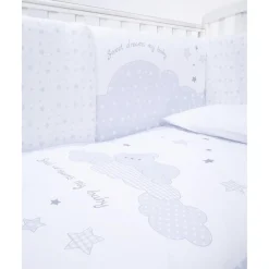 Prenatal Juego de Cuna 4 Piezas Unisex "Hipopótamo"