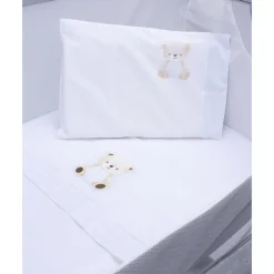 Prenatal Juego de Sábanas Cuna 3 Piezas "Osito Azul" (Niño)