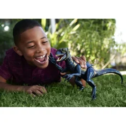 MATTEL Jurassic World - Figura de dinosaurio Jurassic World Indoraptor con equipo de ataque y seguimiento ㅤ* Figuras De Acción