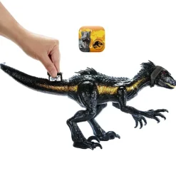 MATTEL Jurassic World - Figura de dinosaurio Jurassic World Indoraptor con equipo de ataque y seguimiento ㅤ* Figuras De Acción