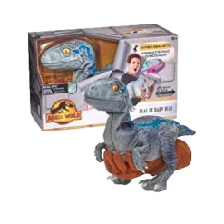 WOW STUFF Jurassic World - Dinosaurio Real FX Baby Blue
