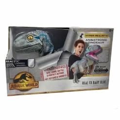 WOW STUFF Jurassic World - Dinosaurio Real FX Baby Blue