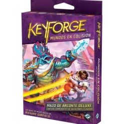 ASMODEE KeyForge - Mundos en Colisión Mazo de Arconte Deluxe - Juego de Cartas