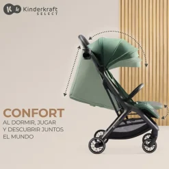 KIDNERKRAFT Kinderkraft - Silla de paseo Nubi 2 Cloudy Grey