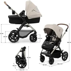 KINDERKRAFT - Trio Moov 2 Moonlight Grey* Trío Y Accesorios·Trío Y Dúo