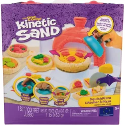 SPIN MASTER Kinetic Sand - Kit creativo Squish Pizza