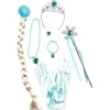 TOYS "R" US Kit de Disfraz Princesa Hielo: Corona y Accesorios Azul Plata XS ㅤ* Disfraces|Halloween
