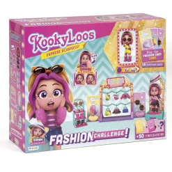 MARTOMAGIC SL-MAGIC BOX INT Kookyloos - Playset Fashion challenge* Coleccionables Y Mini Mundos