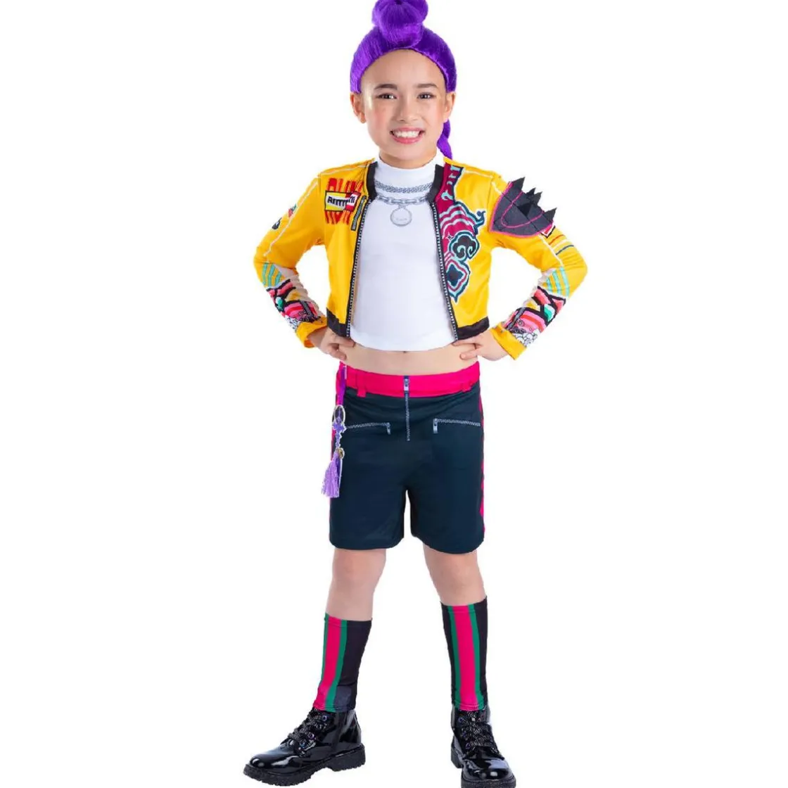 RUBIE´S K-pop Demon Hunters - Disfraz Rumi Core Look Classic - Talla M (9-10 años)* Disfraces|Halloween