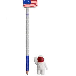 TOYS "R" US Legami - Set de escritorio lunar - 2 gomas y un lápiz ㅤ