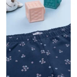 Prenatal Legging azul con micro flores para niña* Niña 2-10 Años·Leggings Y Faldas|Niña·Niña 2-10 Años