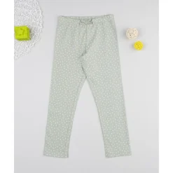 Prenatal Legging niña verde con flores* Niña 2-10 Años·Leggings Y Faldas|Niña·Niña 2-10 Años