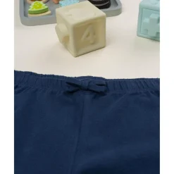 Prenatal Leggings azul niña con flores