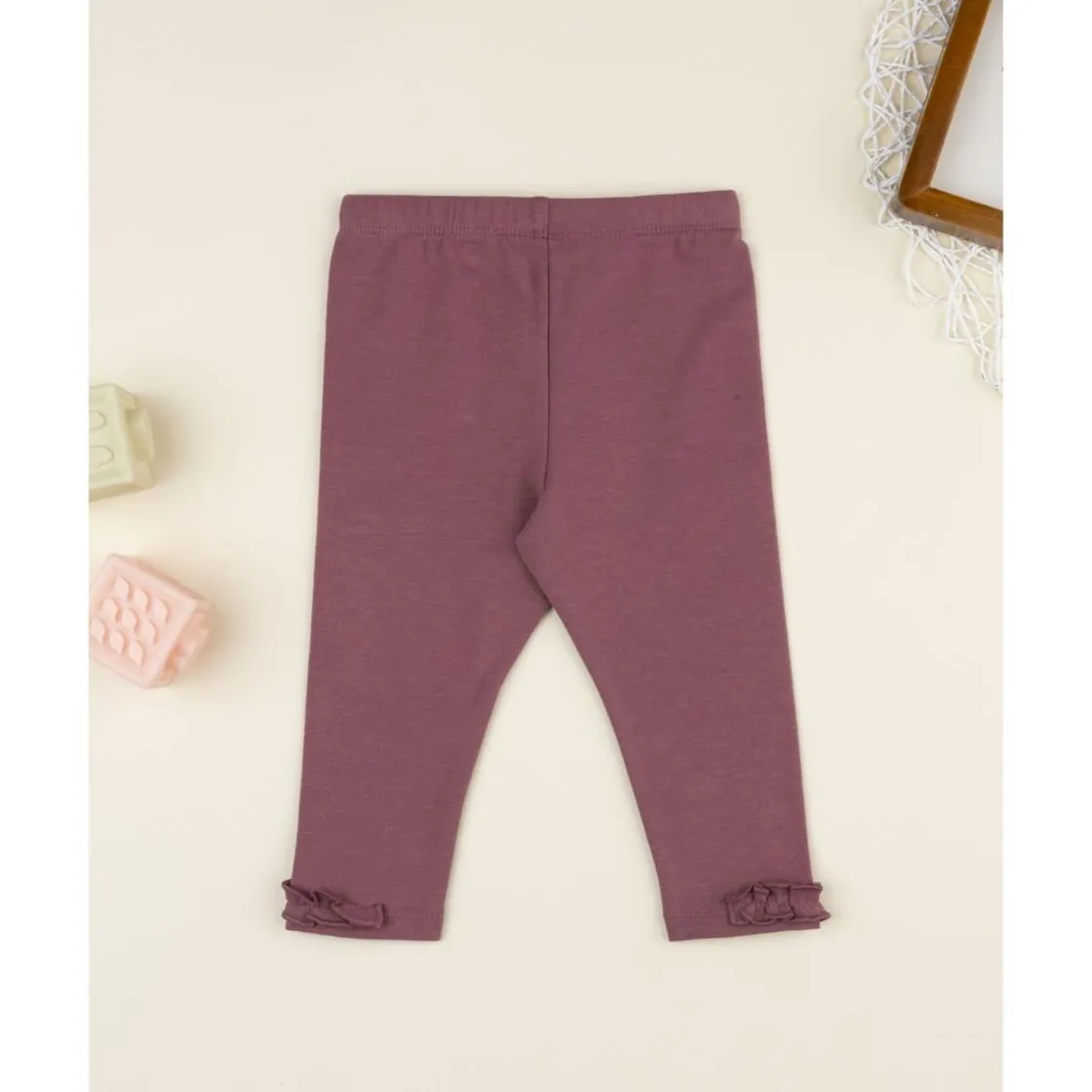 Prenatal Leggings de niña rosa con bordado de conejito* Niña·Bebé Niña 3-36 Meses|Bebé Niña 3-36 Meses·Leggings Y Faldas