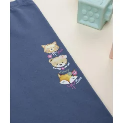 Prenatal Leggings niña azul con estampado* Niña·Niña 2-10 Años|Niña 2-10 Años·Leggings Y Faldas