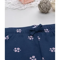 Prenatal Leggings niña azul con flores y lazo* Niña·Bebé Niña 3-36 Meses|Bebé Niña 3-36 Meses·Leggings Y Faldas