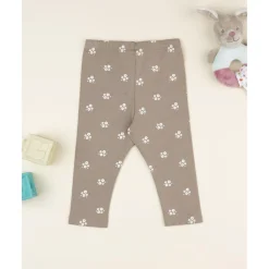 Prenatal Leggings niña marrones con flores* Bebé Niña 3-36 Meses·Leggings Y Faldas|Niña·Bebé Niña 3-36 Meses