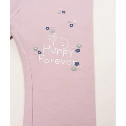 Prenatal Leggings niña rosa con flores