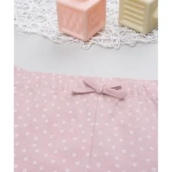 Prenatal Leggings niña rosa con flores