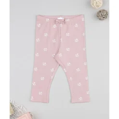 Prenatal Leggings niña rosa con flores