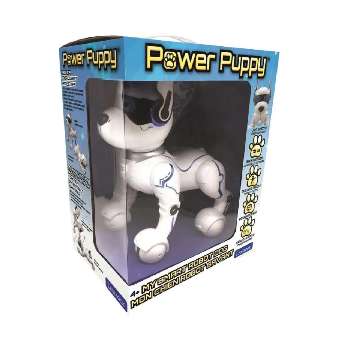 LEXIBOOK - Power Puppy, mi perro interactivo* Figuras De Acción