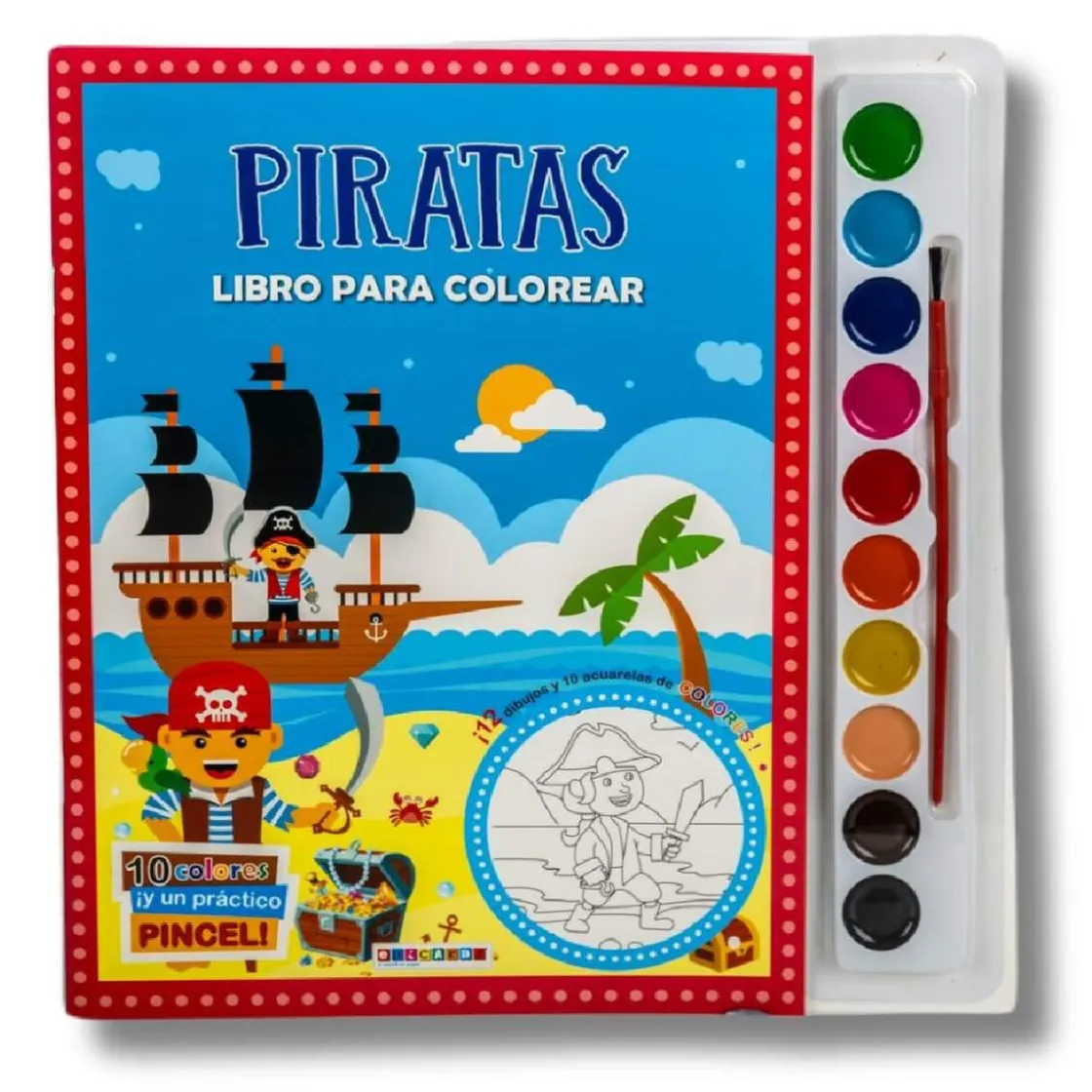 TOYS "R" US Libro para colorear con acuarelas (varios modelos)* Juguetes Educativos Y Libros