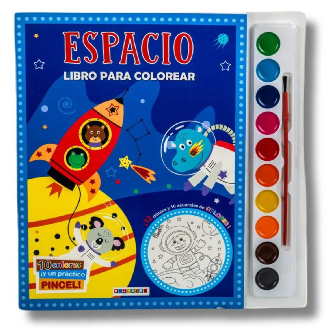 TOYS "R" US Libro para colorear con acuarelas (varios modelos)* Juguetes Educativos Y Libros