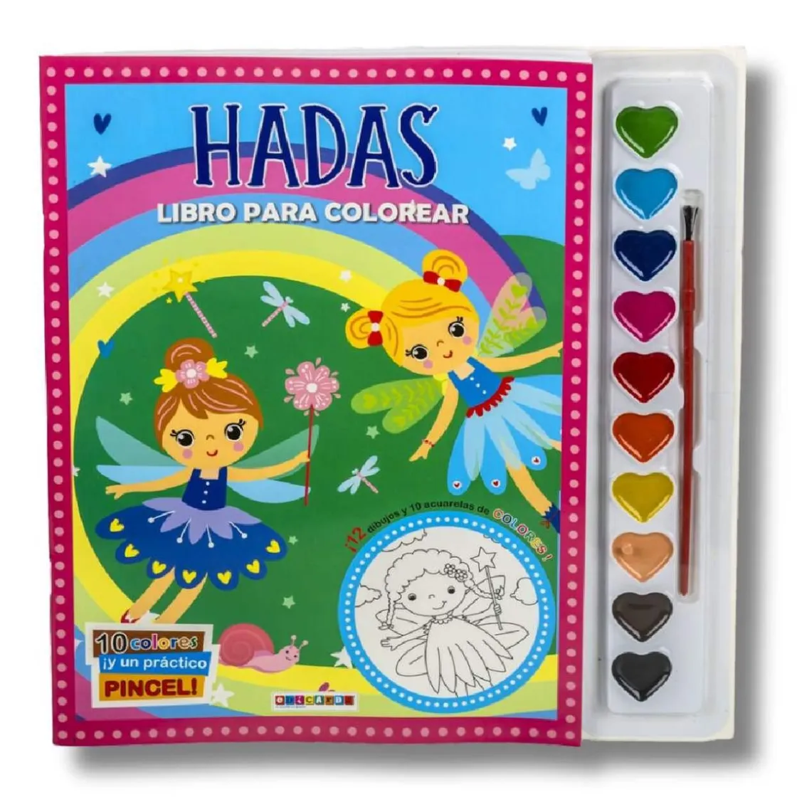 TOYS "R" US Libro para colorear con acuarelas (varios modelos)* Juguetes Educativos Y Libros