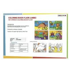 TOYS "R" US Libro para colorear flúor dinos (varios modelos)* Juguetes Educativos Y Libros