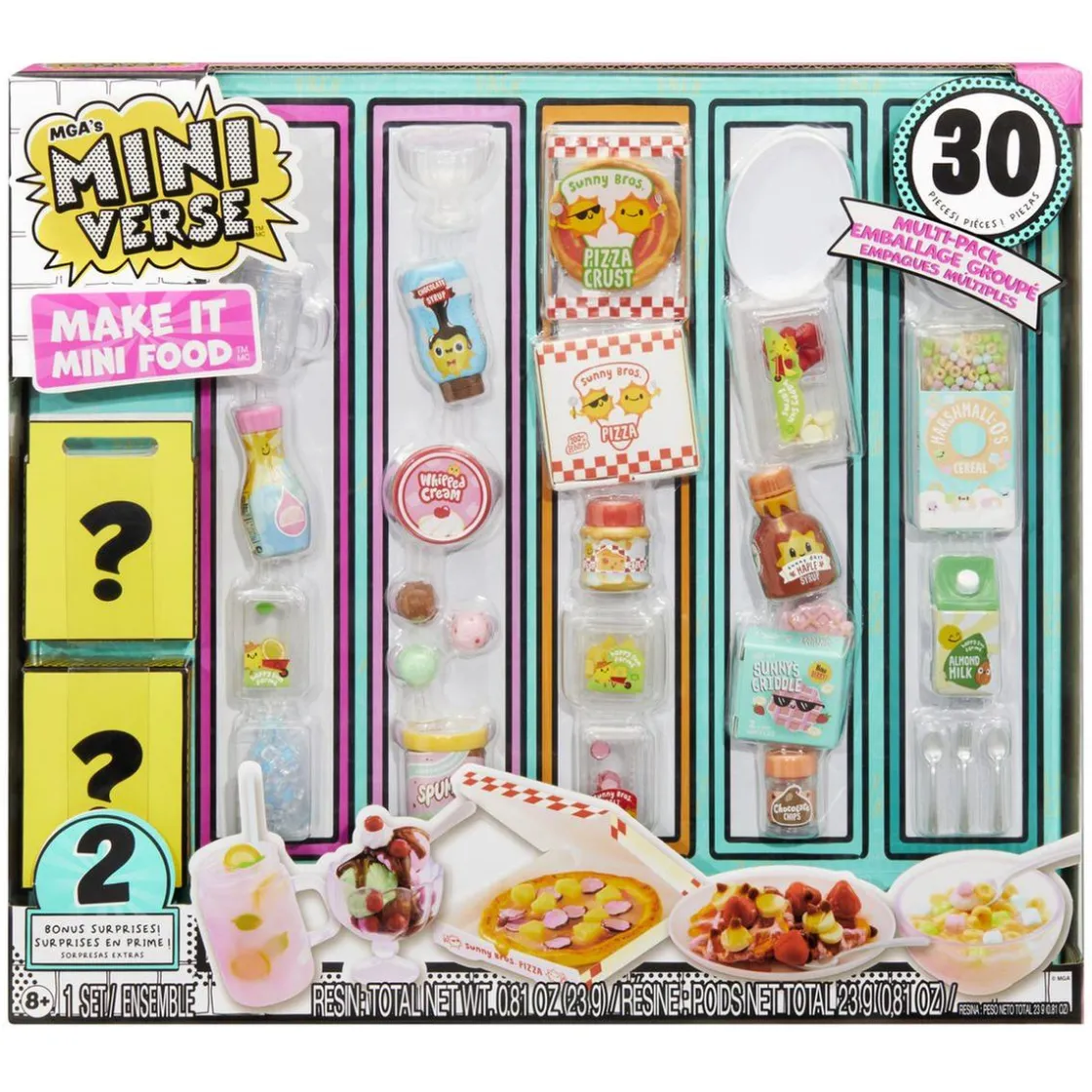 MGA LITTLE TIKES Little Tikes - Miniverse Mini Food Multi Pack (Varios modelos) ㅤ* Coleccionables Y Mini Mundos