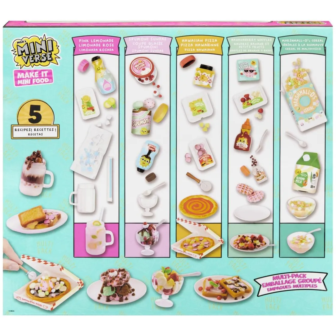 MGA LITTLE TIKES Little Tikes - Miniverse Mini Food Multi Pack (Varios modelos) ㅤ* Coleccionables Y Mini Mundos