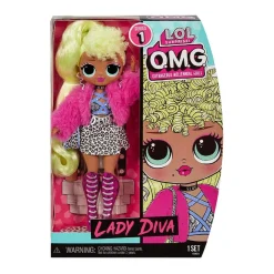 LOL SURPRISE - Lady Diva - Muñeca OMG Serie 1* Coleccionables Y Mini Mundos