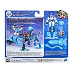 HASBRO EU TRADING Los Vengadores - Capitan America - Figura Bend and Flex* Figuras De Acción