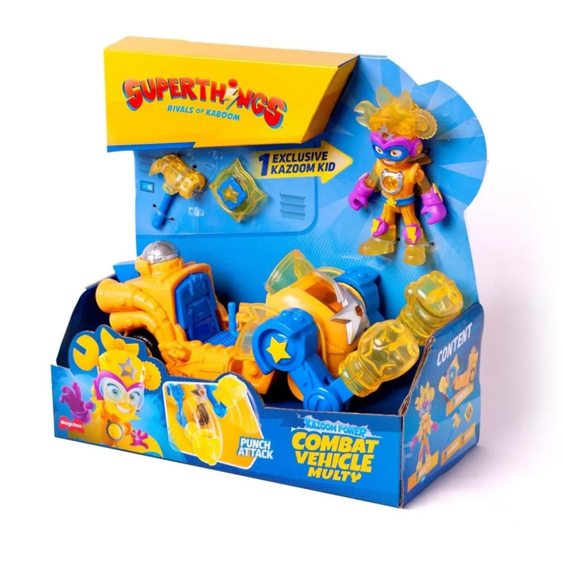 SUPER THINGS Magic Box - Superthings - Vehículo Kazoom combate Multy* Figuras De Acción