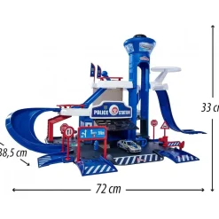 TOYS "R" US Majorette - Estación de Policía Creatix con Vehículo Incluido ㅤ