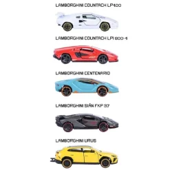 MAJORETTE - Lamborgini - 5 Coches