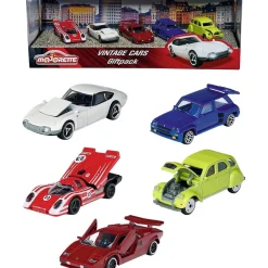 MOLTO Majorette - Pack de 5 coches vintage coleccionables, modelos y colores surtidos ㅤ