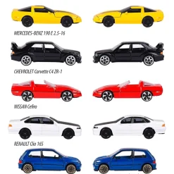 MAJORETTE TOYS Majorette - Pack de 5 coches de metal escala 1:64, edición clásicos años 90 ㅤ* Vehículos Y Circuitos