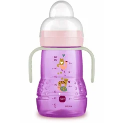 MAM - Biberón transición Trainer 220ml rosa