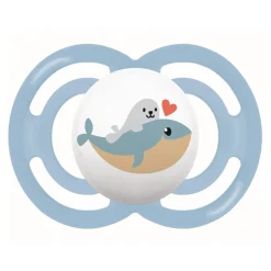 MAM - Chupete Perfect silicona mate + 6 meses azul