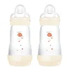 MAM - Conjunto 2 biberones Easy Active anticólicos 260 ml Beige