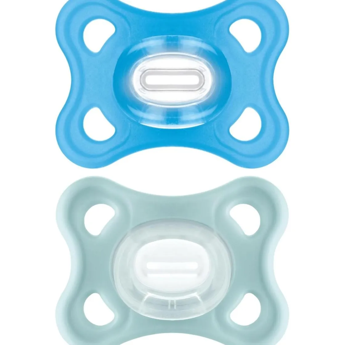 MAM - Pack 2 chupetes Comfort Silicona 3-12 meses - Azul