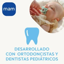 MAM - Pack 2 chupetes Comfort Silicona 3-12 meses - Azul