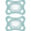 MAM - Pack 2 chupetes Comfort Silicona 3-12 meses - Verde
