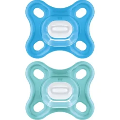 MAM - Pack 2 chupetes Comfort silicona 0-3 meses azul
