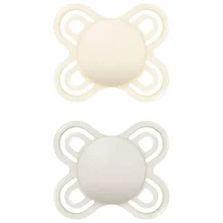 MAM - Pack 2 chupetes Perfect Start silicona mate 0-2 meses neutro* Biberones Y Chupetes·Chupetes