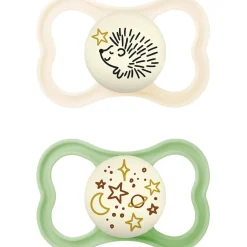 MAM - Pack 2 chupetes Supreme Night silicona mate +16 meses neutro* Biberones Y Chupetes·Chupetes